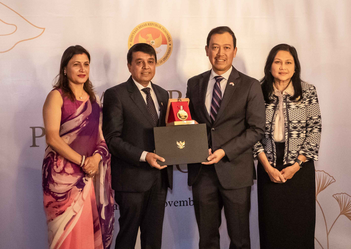 President Dhakal Awarded from Indonesian Government